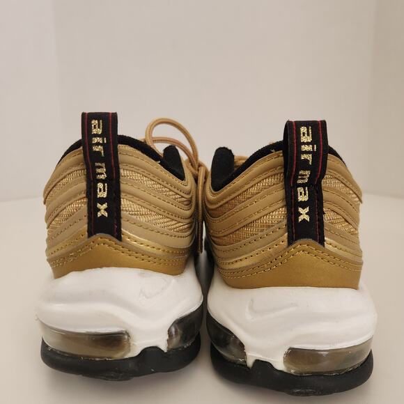 Women's Nike air max 97 OG  size 9.5  Metallic gold/varsity red  DQ91310700 - Picture 5 of 10